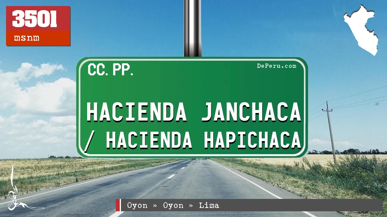 Hacienda Janchaca / Hacienda Hapichaca