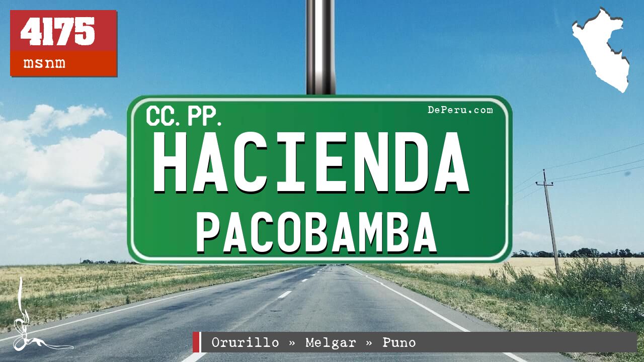 Hacienda Pacobamba