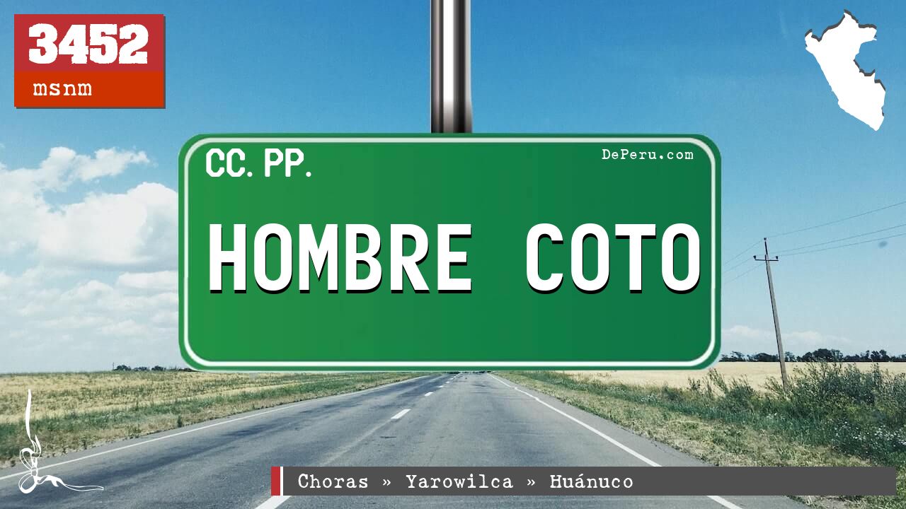 Hombre Coto