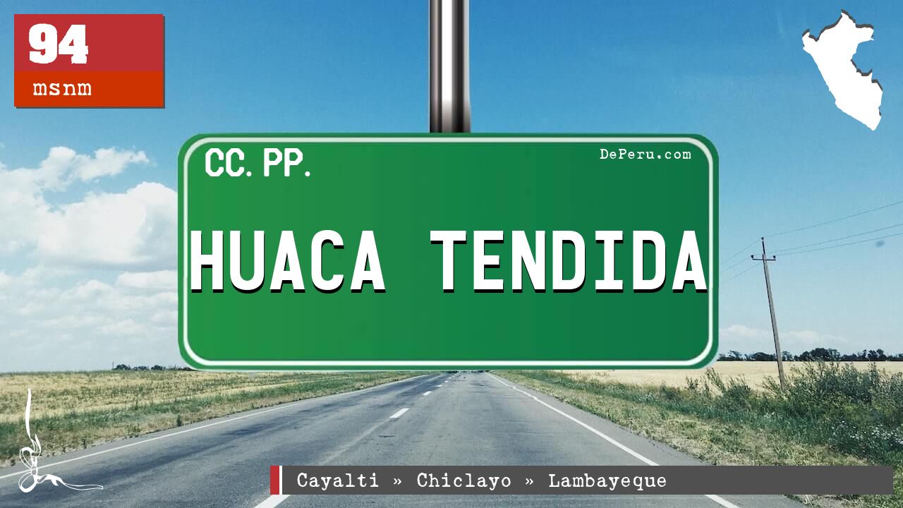 HUACA TENDIDA