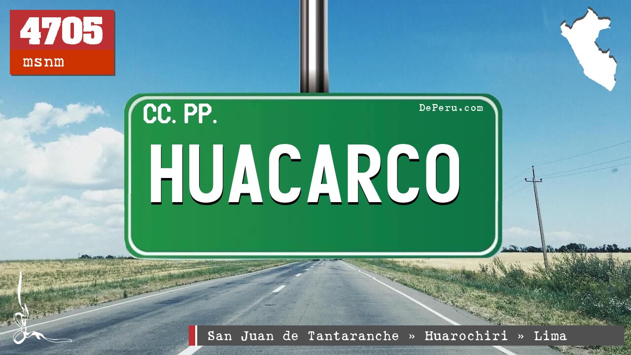 Huacarco