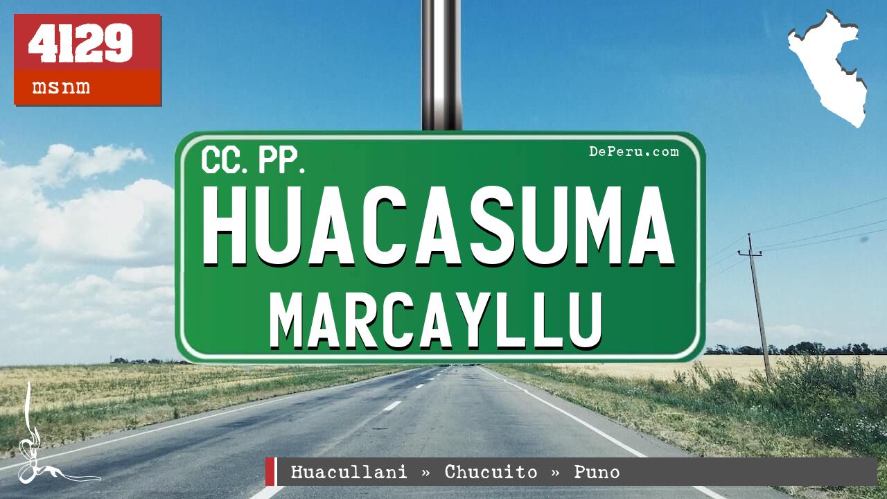 Huacasuma Marcayllu
