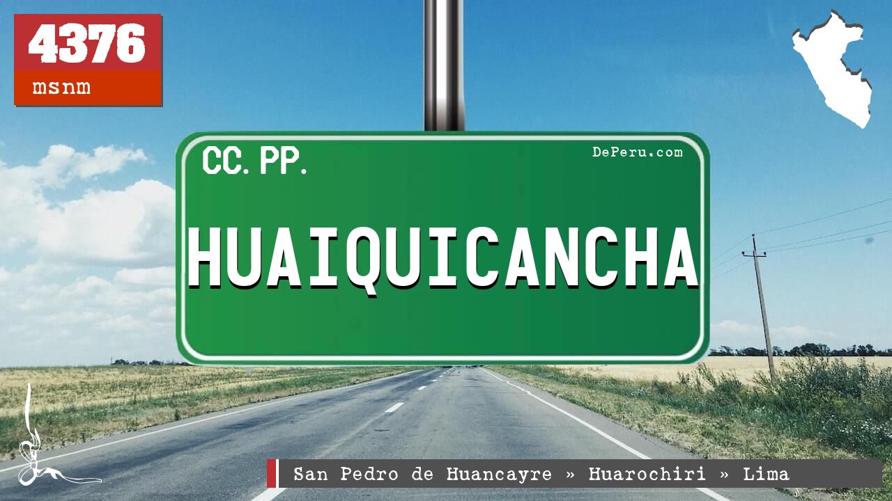 HUAIQUICANCHA