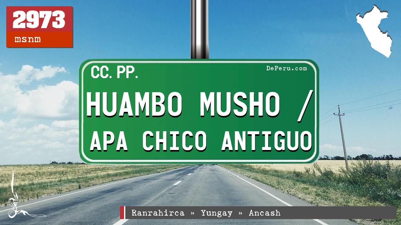 Huambo Musho / Apa Chico Antiguo