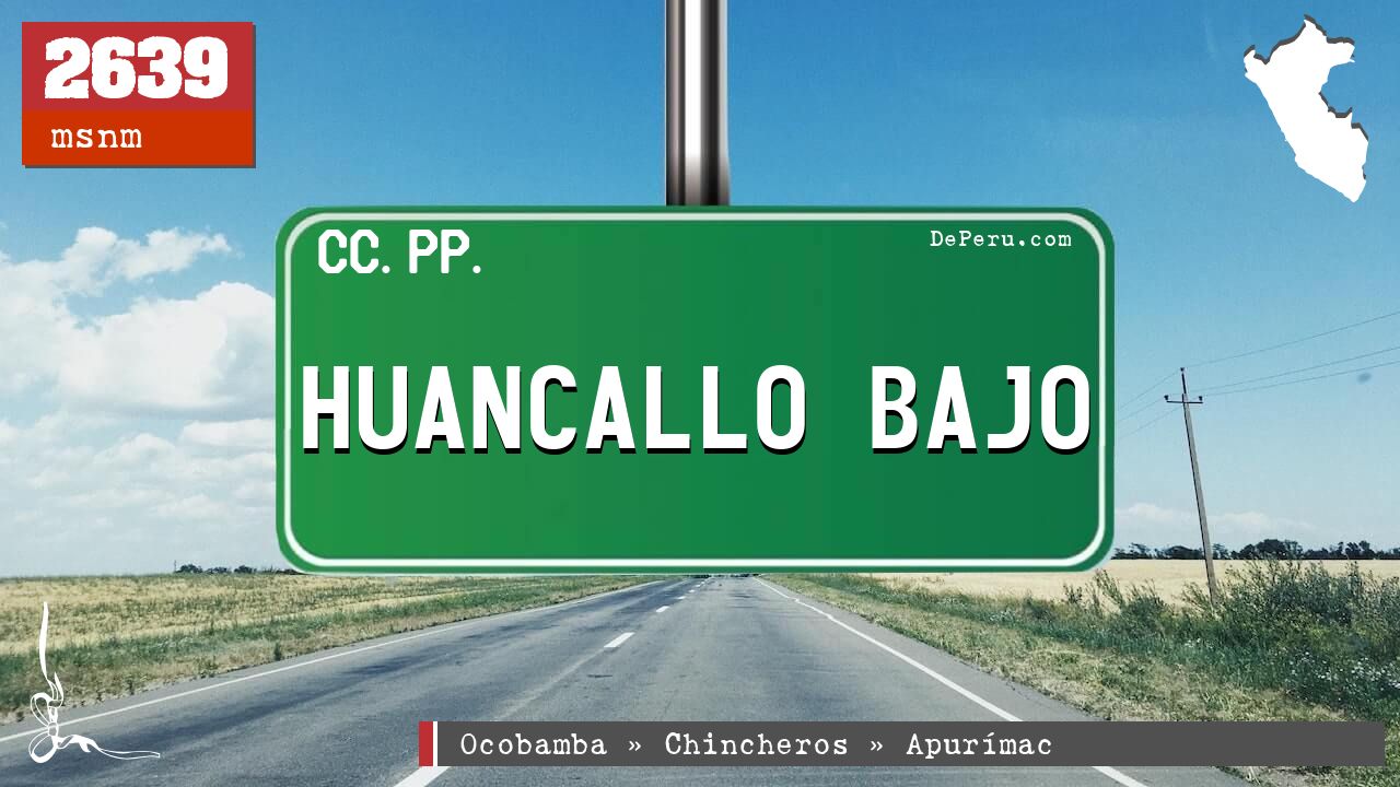Huancallo Bajo