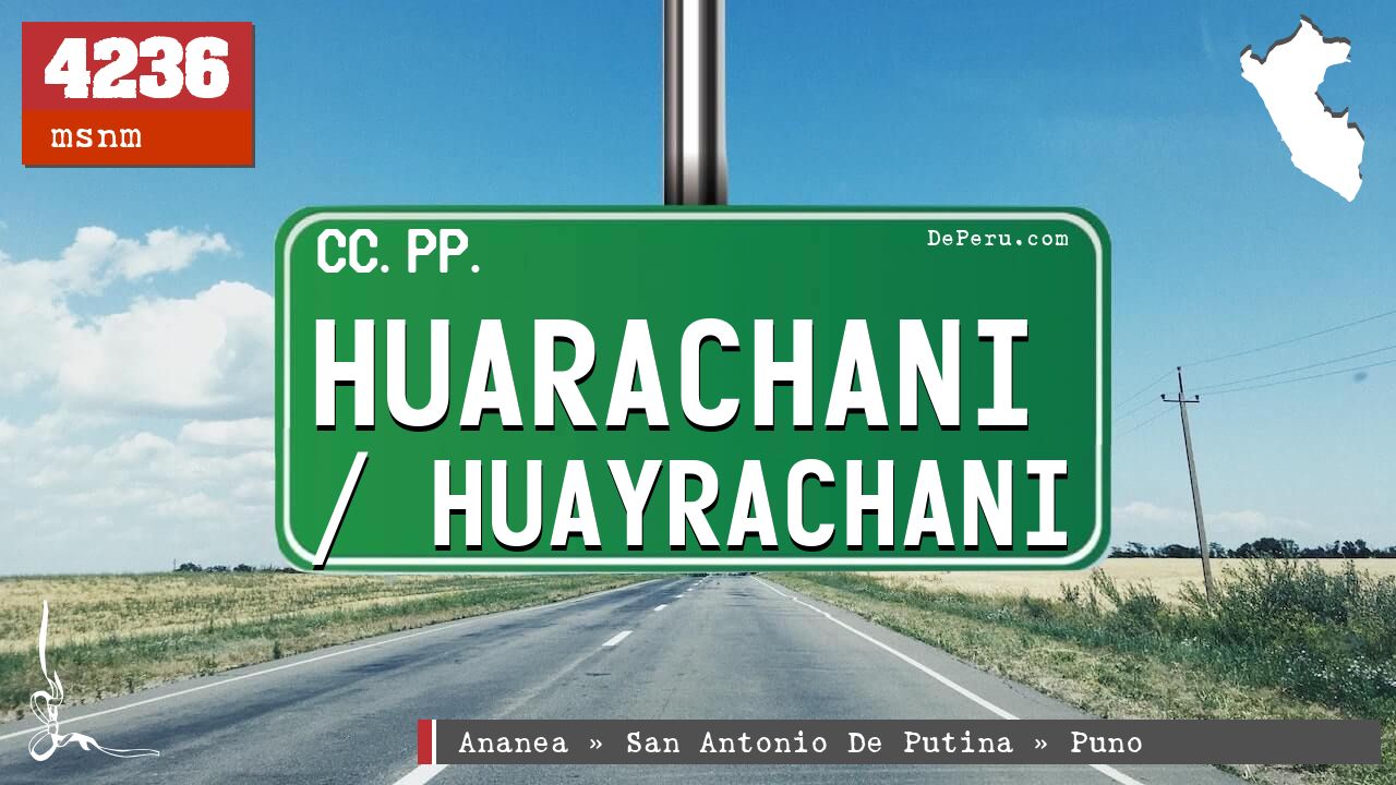 Huarachani / Huayrachani