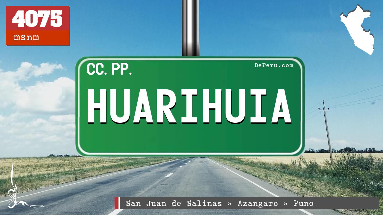 Huarihuia