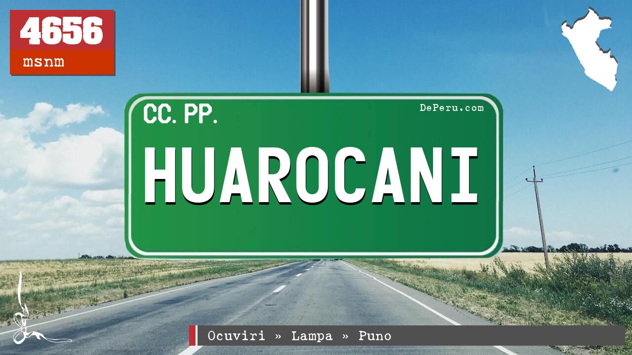 Huarocani