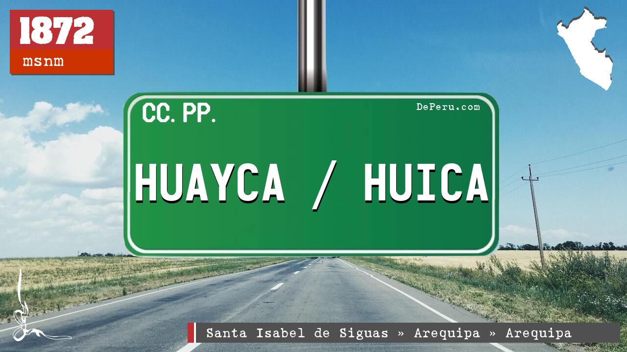 Huayca / Huica