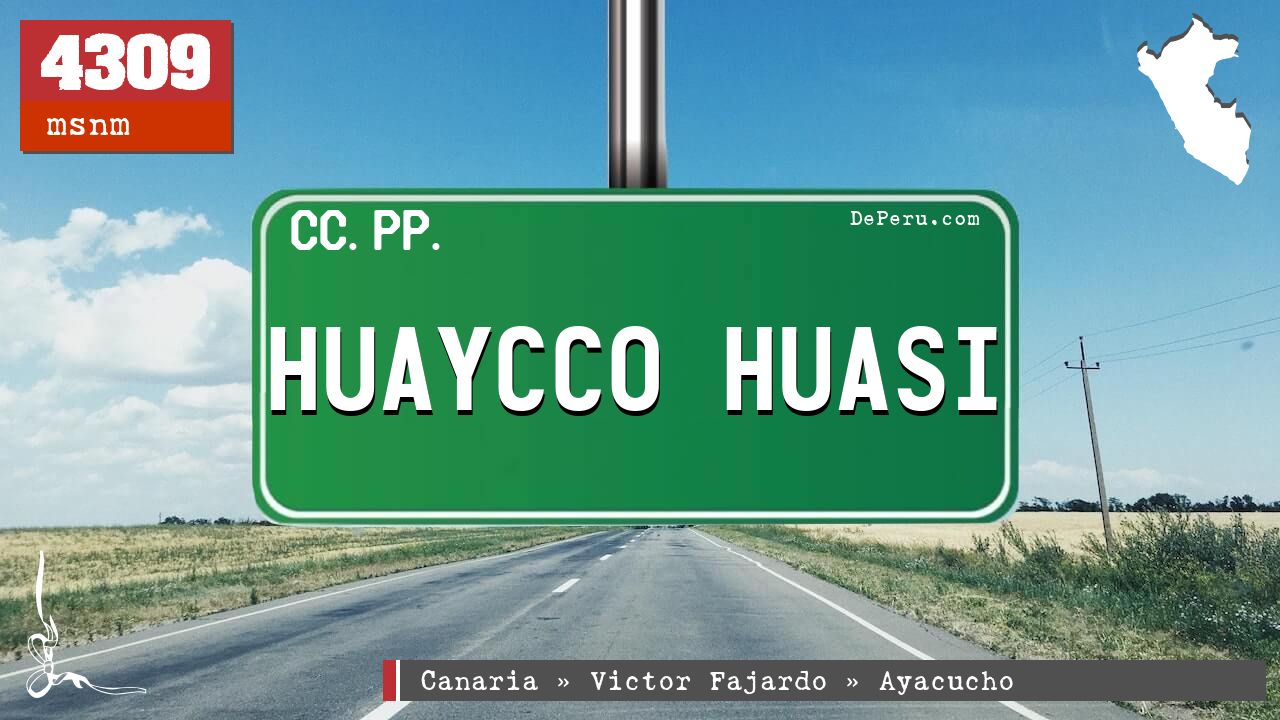 HUAYCCO HUASI