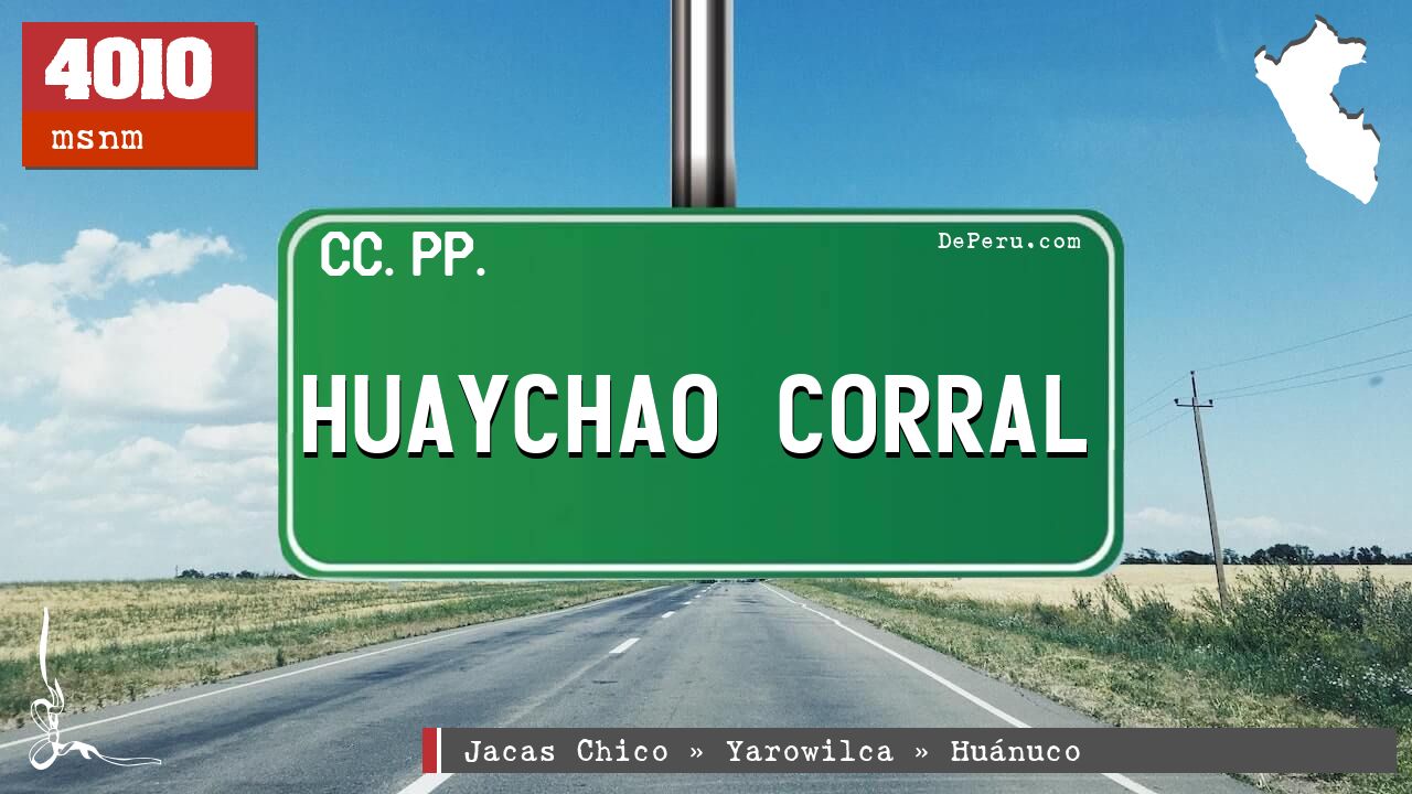 HUAYCHAO CORRAL
