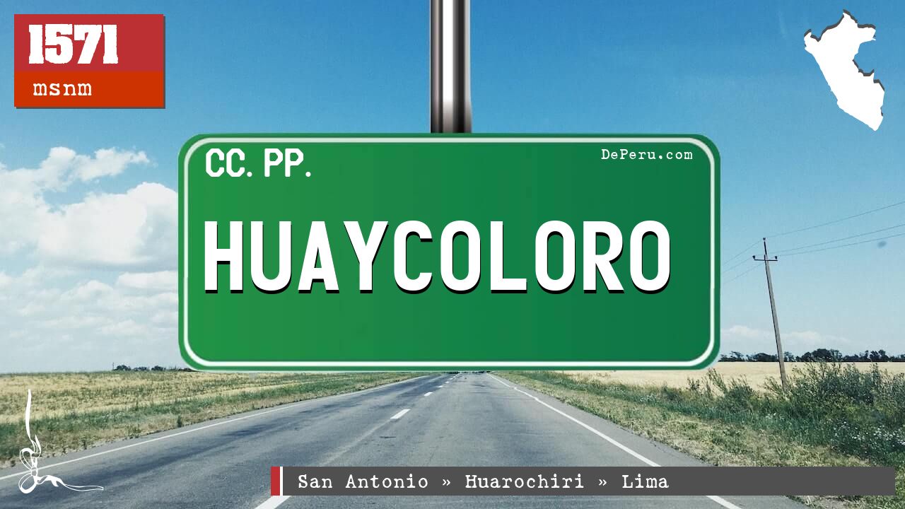 Huaycoloro