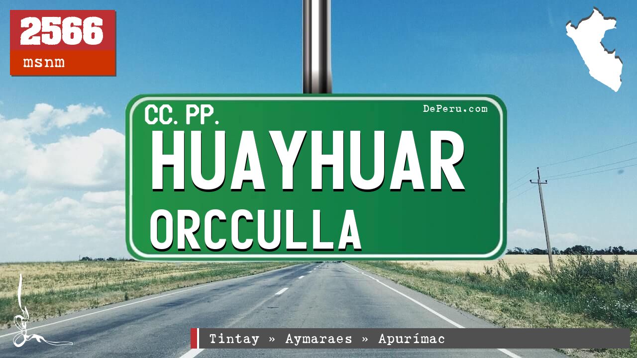Huayhuar Orcculla