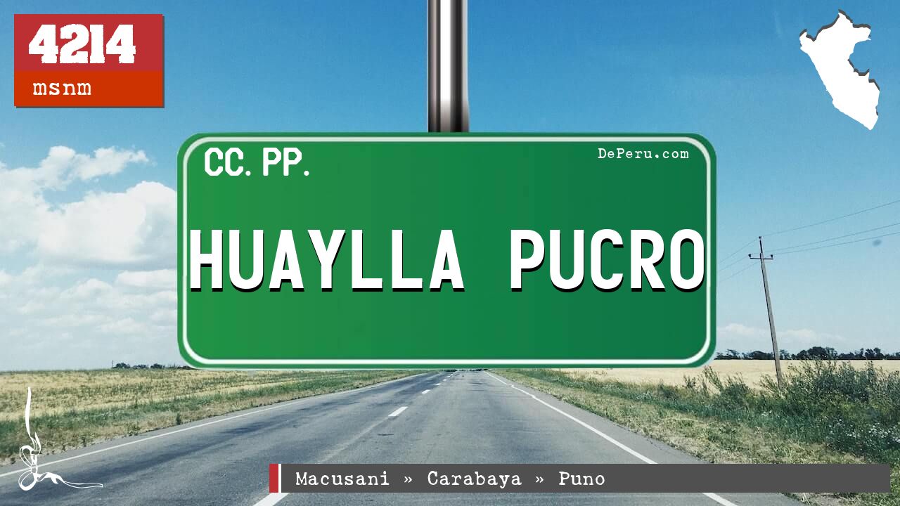 Huaylla Pucro