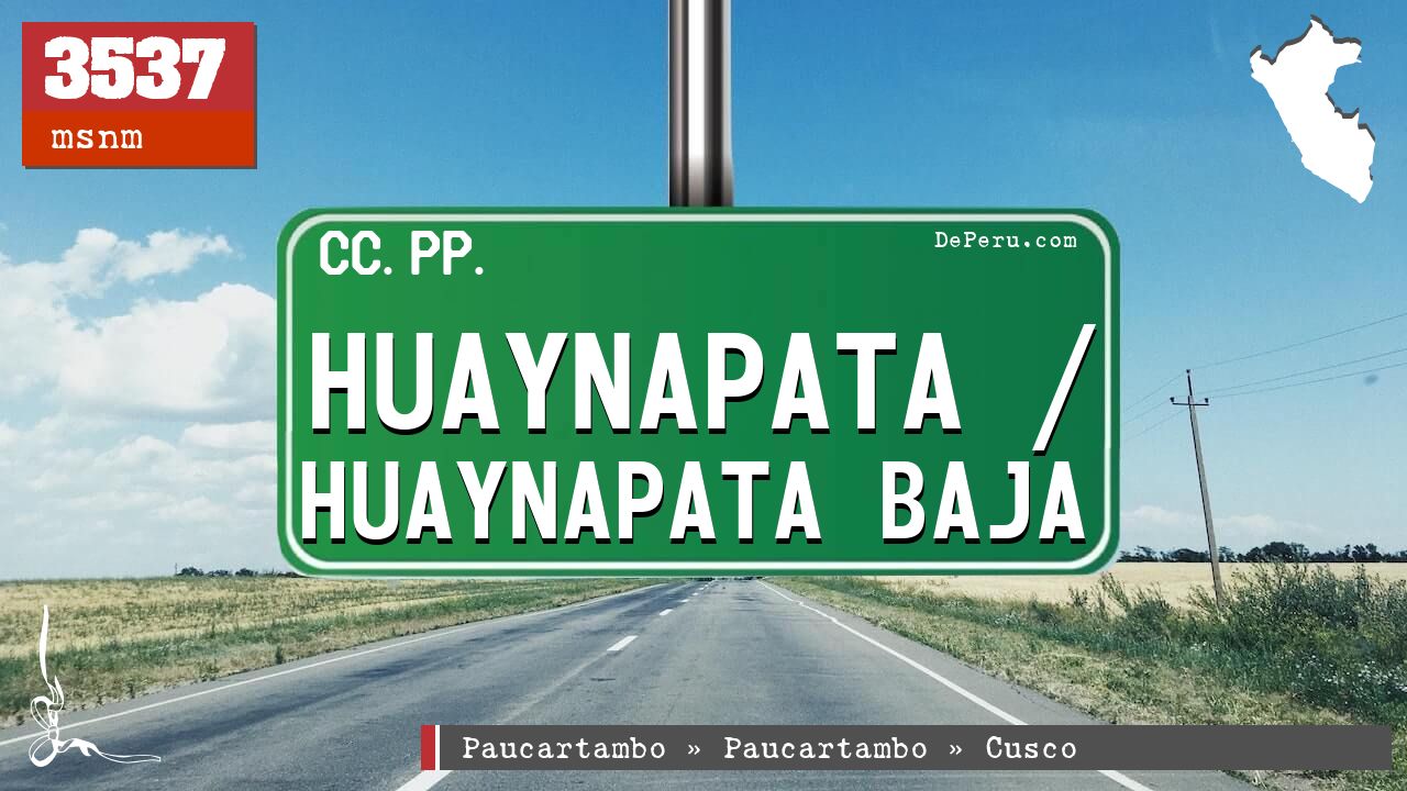 Huaynapata / Huaynapata Baja