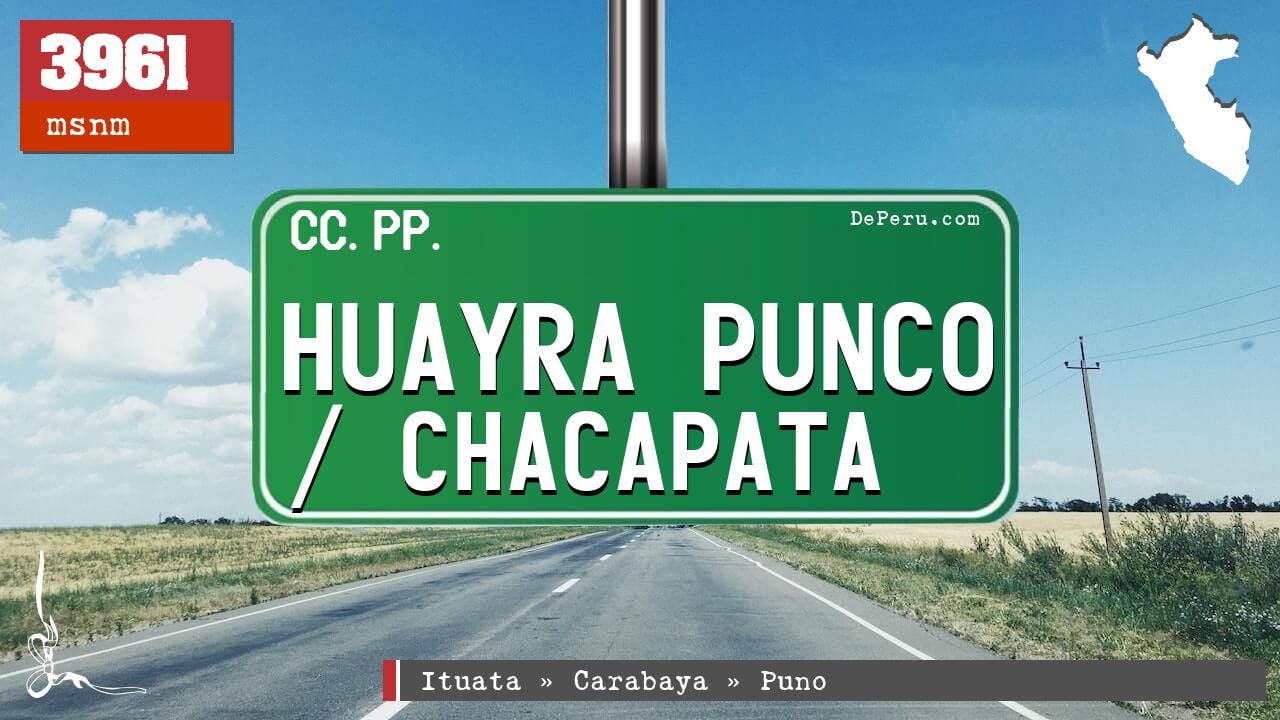 HUAYRA PUNCO