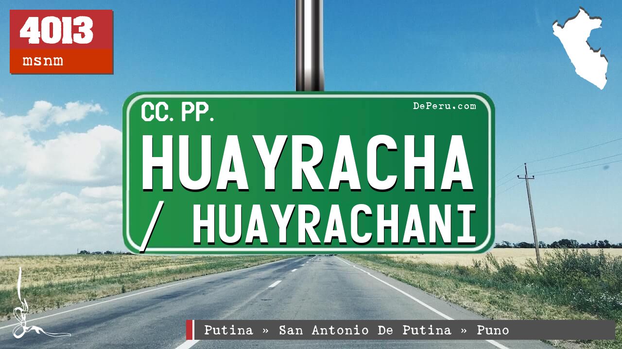 Huayracha / Huayrachani
