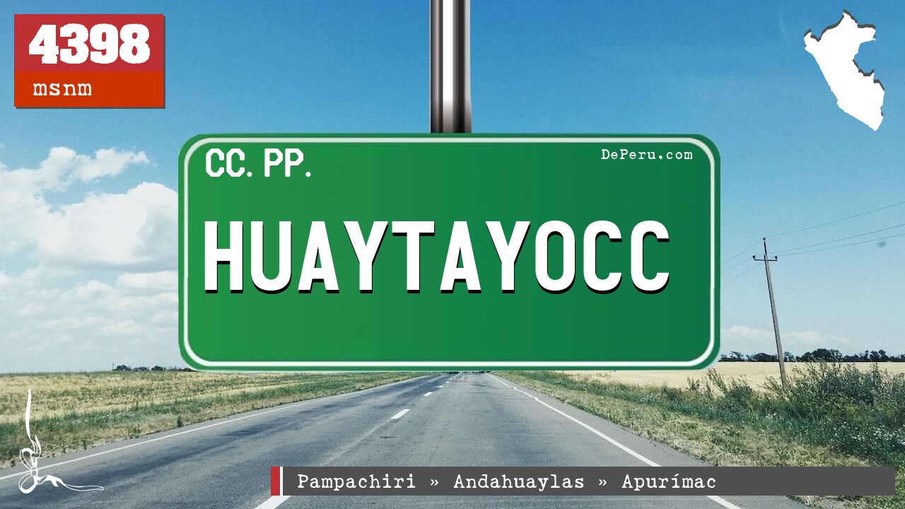 Huaytayocc