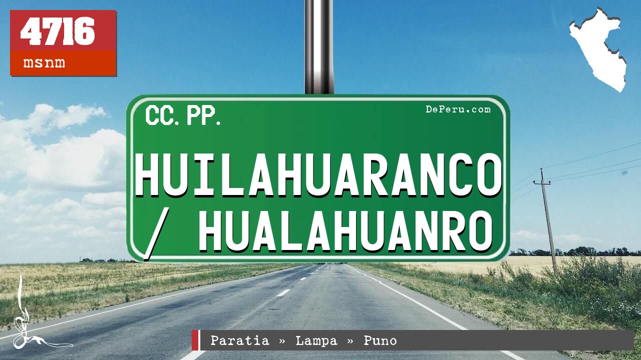 Huilahuaranco / Hualahuanro