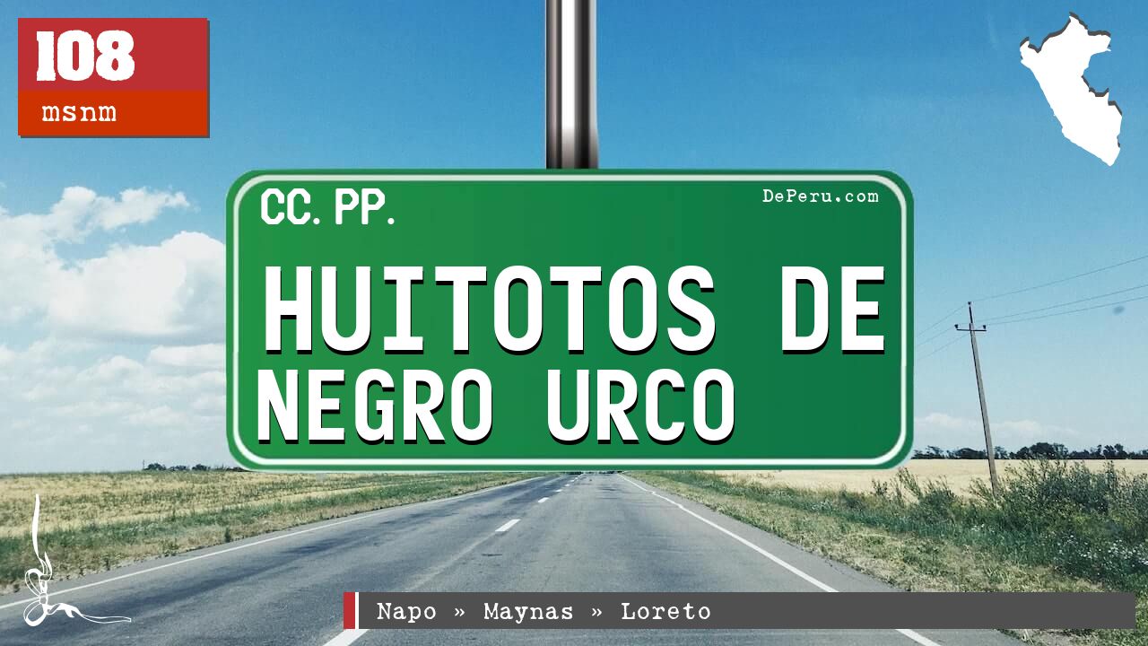 Huitotos de Negro Urco