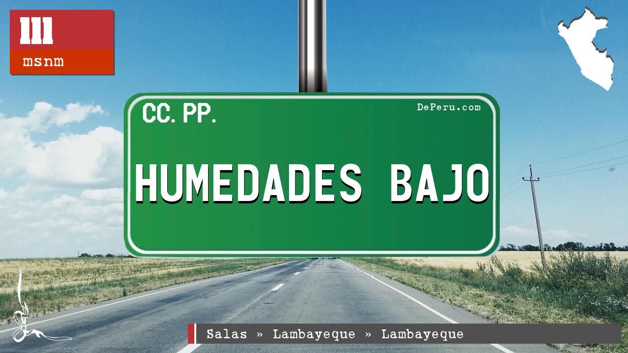 HUMEDADES BAJO