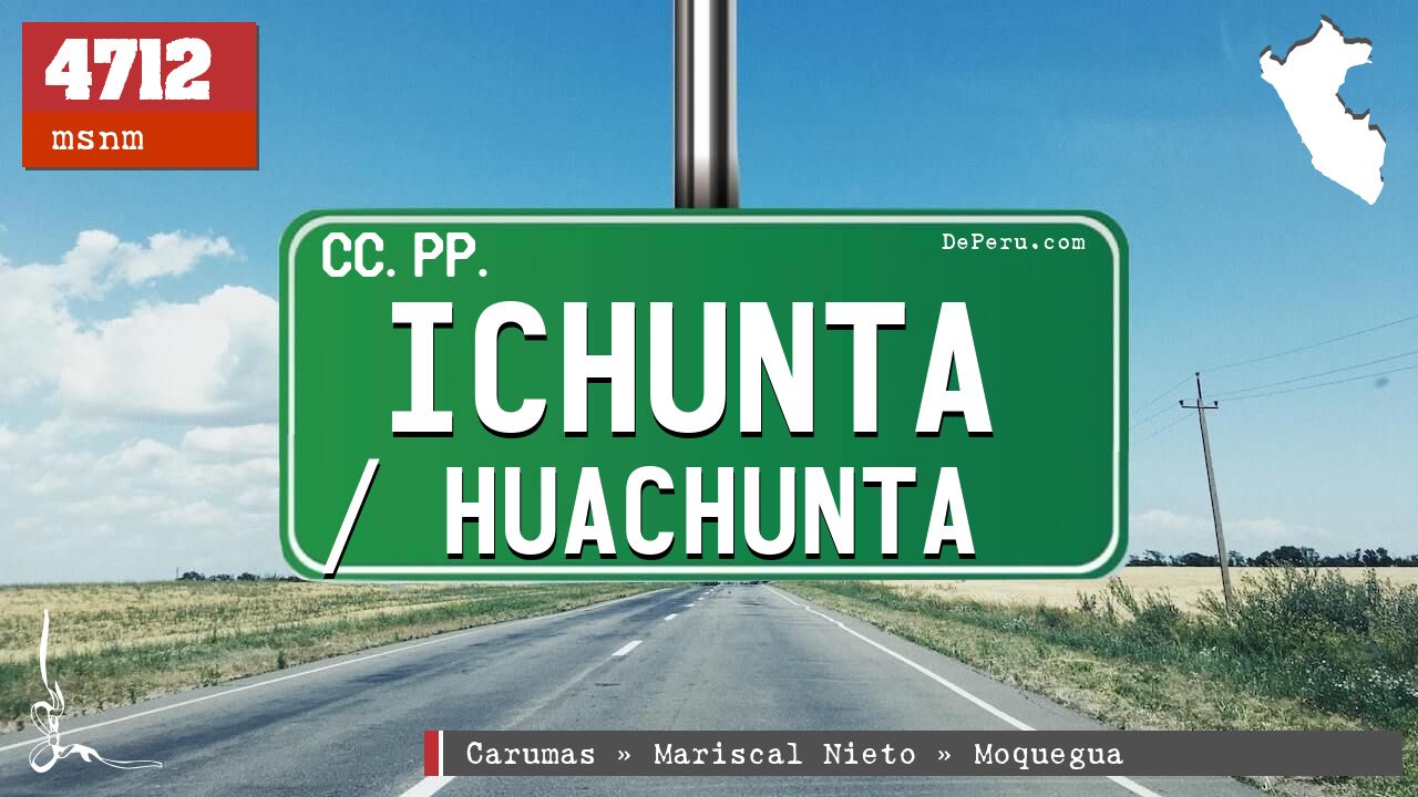 Ichunta / Huachunta