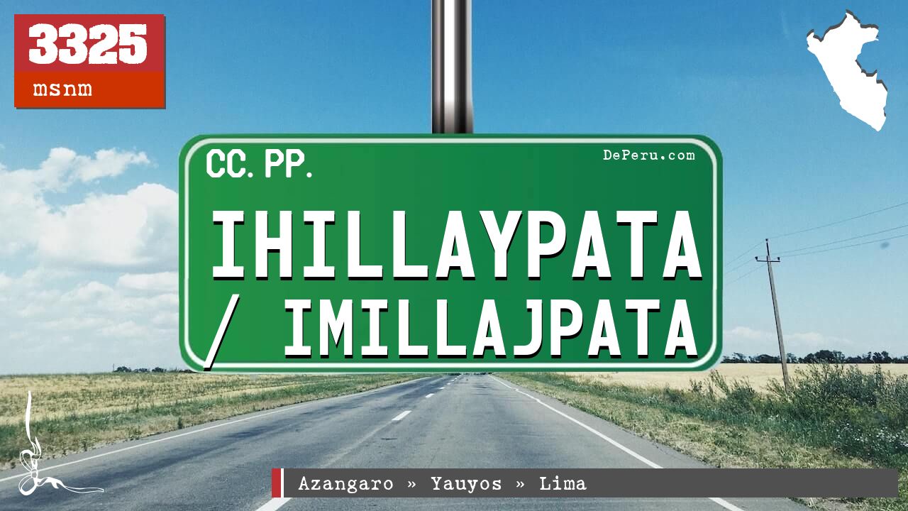 Ihillaypata / Imillajpata