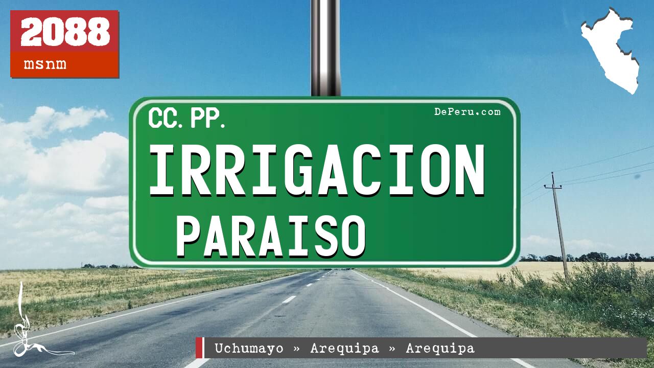 Irrigacion Paraiso