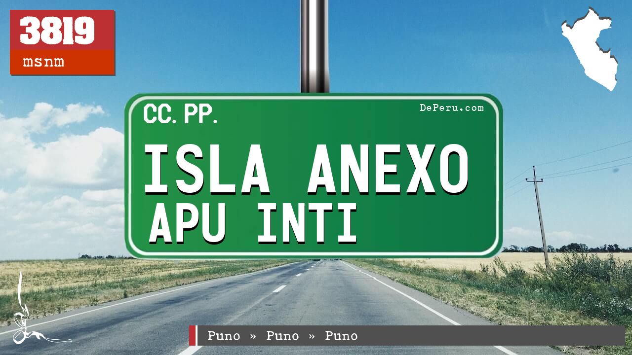 Isla Anexo Apu Inti