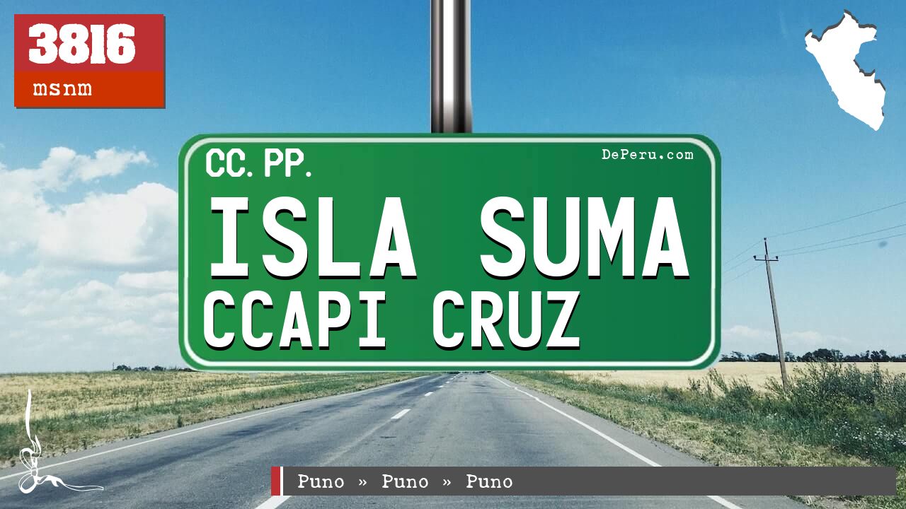 Isla Suma Ccapi Cruz