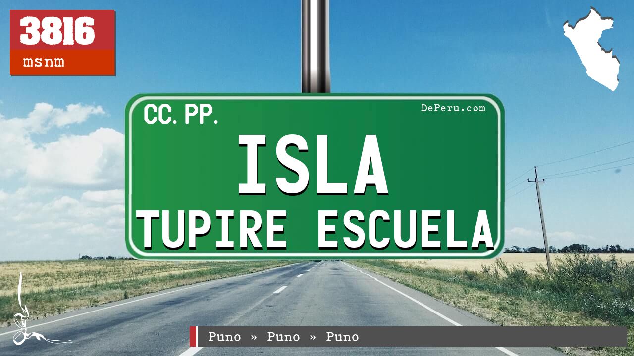 Isla Tupire Escuela