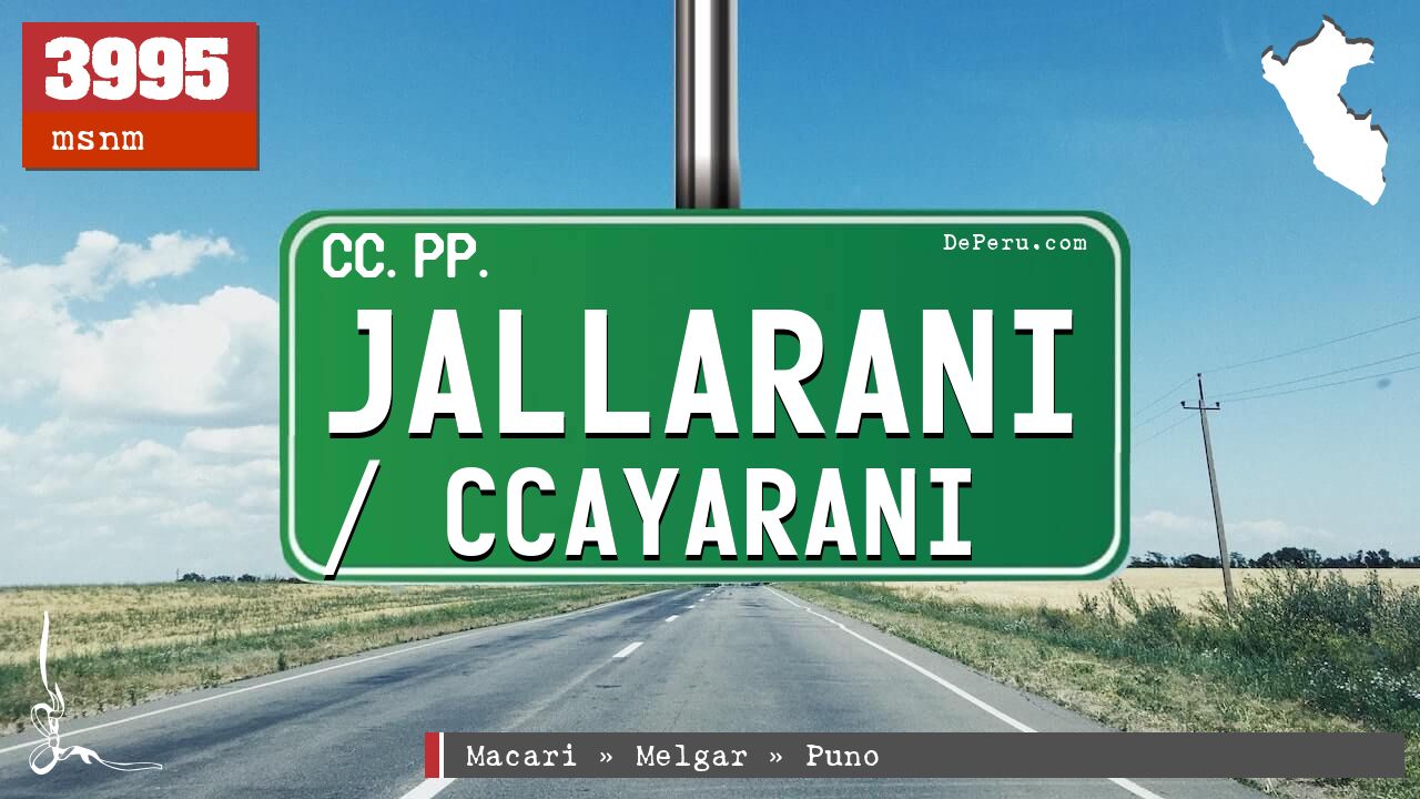 Jallarani / Ccayarani