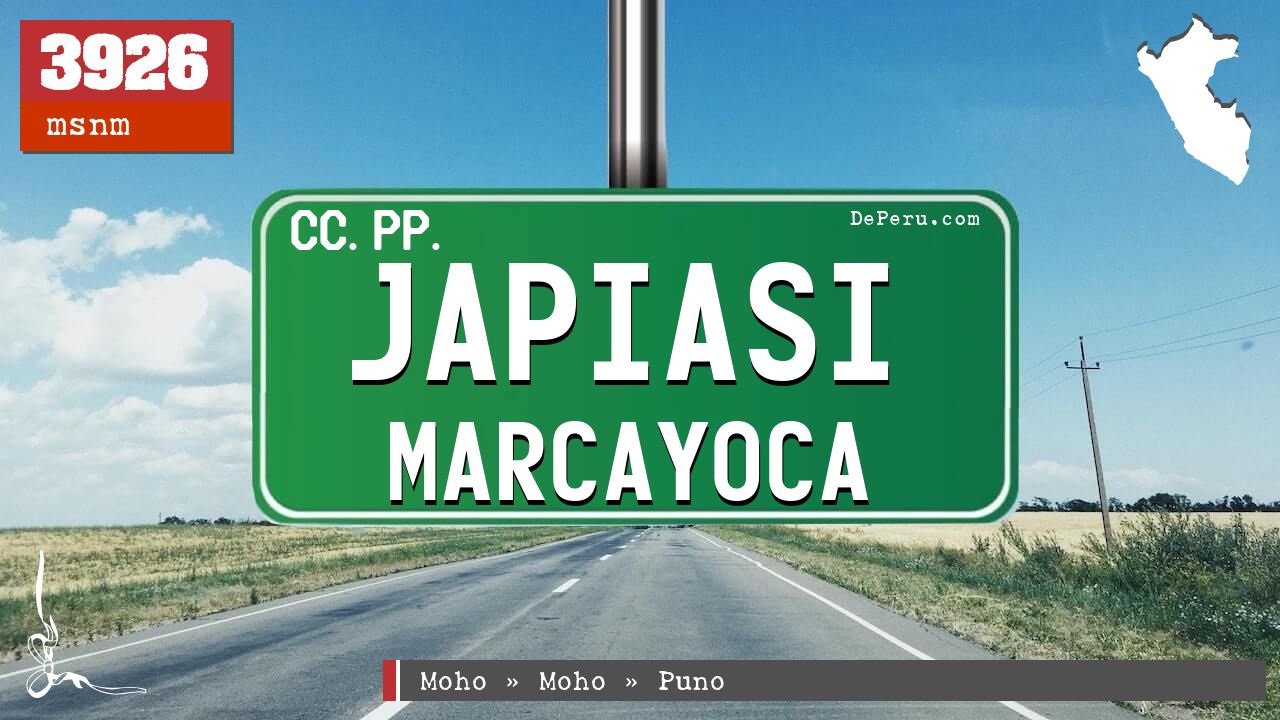 Japiasi Marcayoca