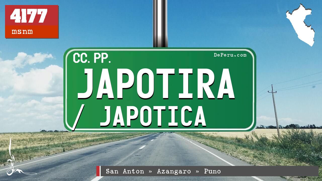 Japotira / Japotica
