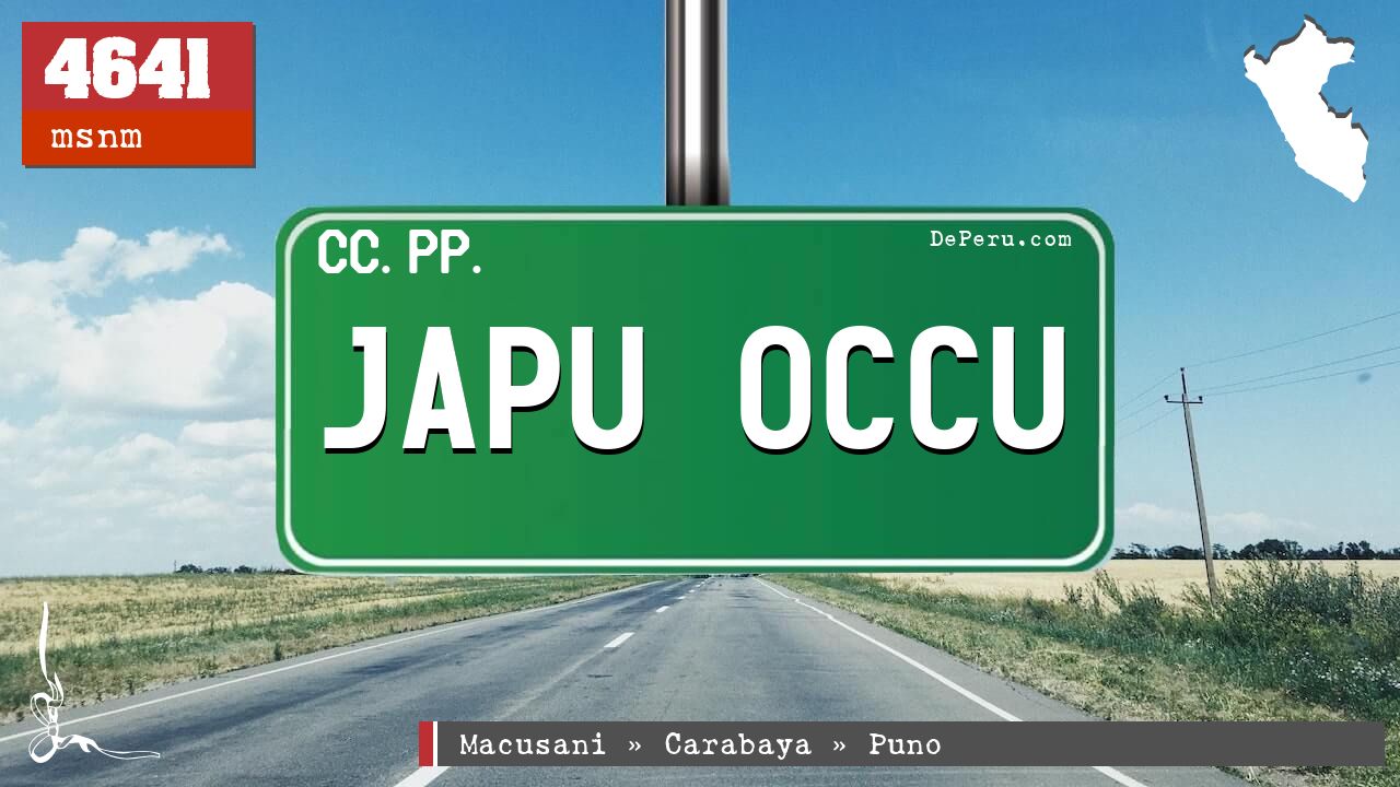 JAPU OCCU