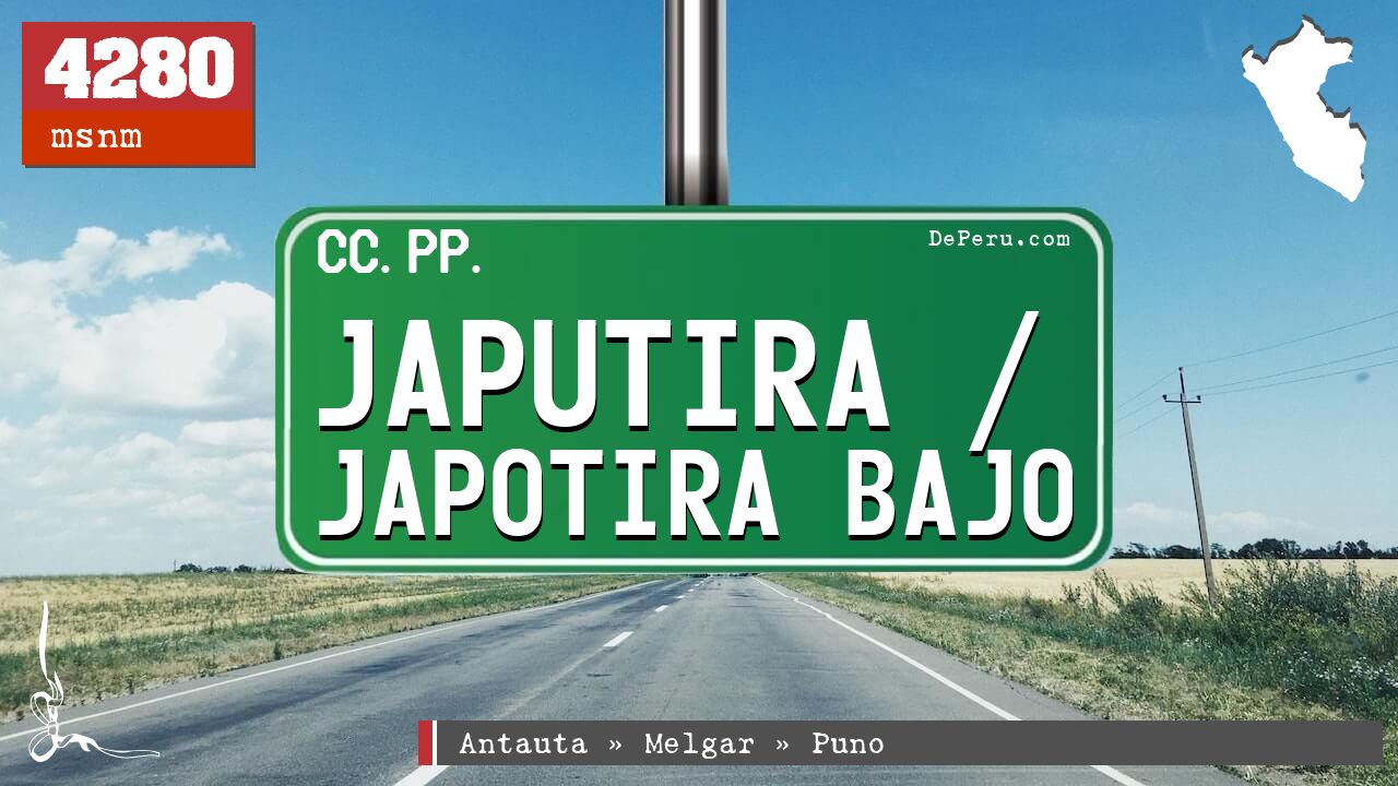 Japutira / Japotira Bajo