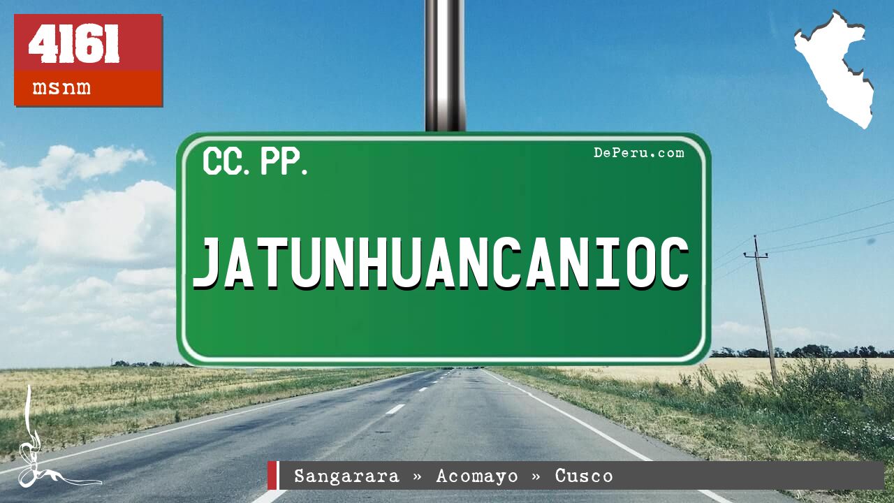 Jatunhuancanioc