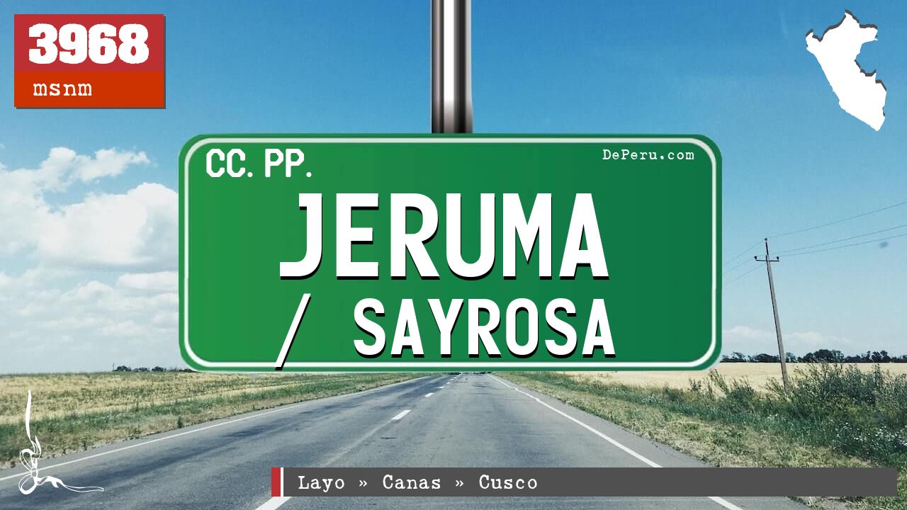 Jeruma / Sayrosa