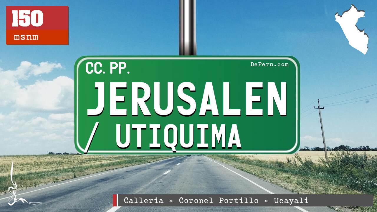 Jerusalen / Utiquima
