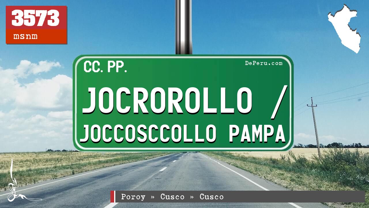 Jocrorollo / Joccosccollo Pampa