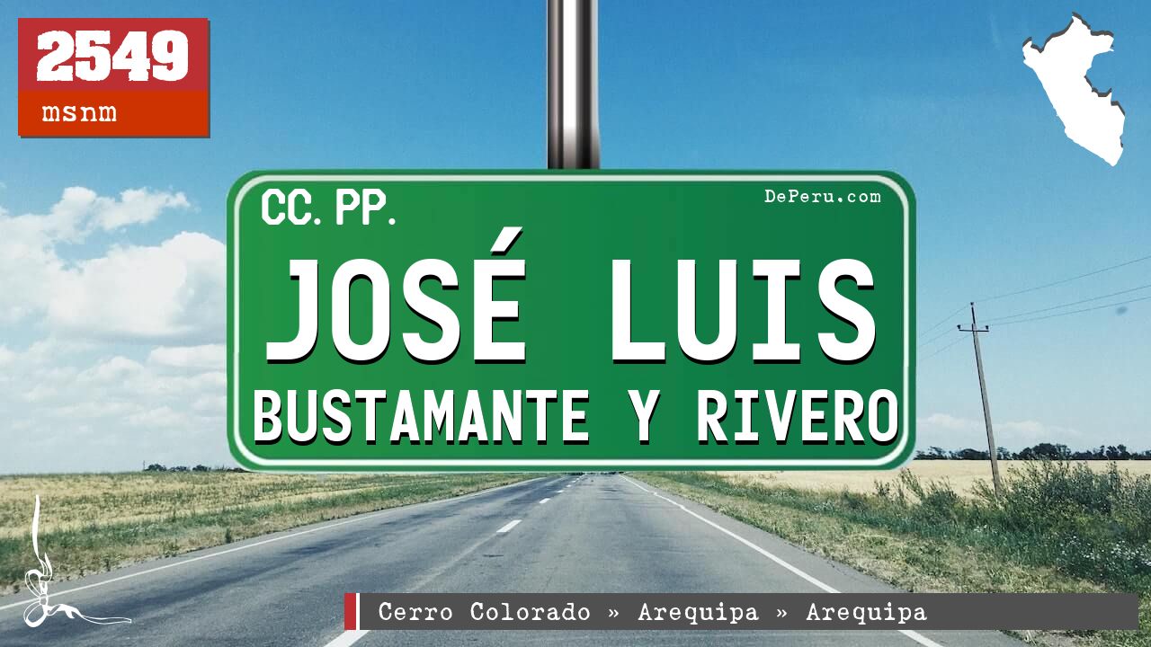Jos Luis Bustamante y Rivero