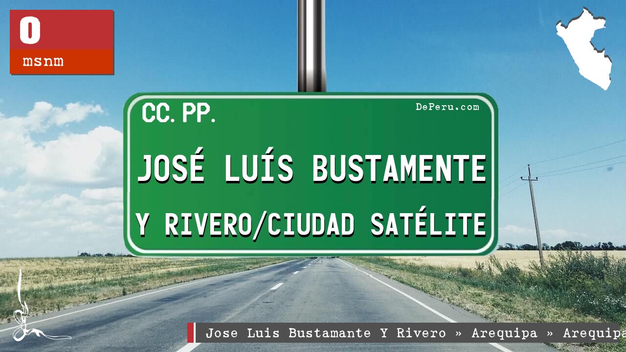 Jos Lus Bustamente y Rivero/Ciudad Satlite