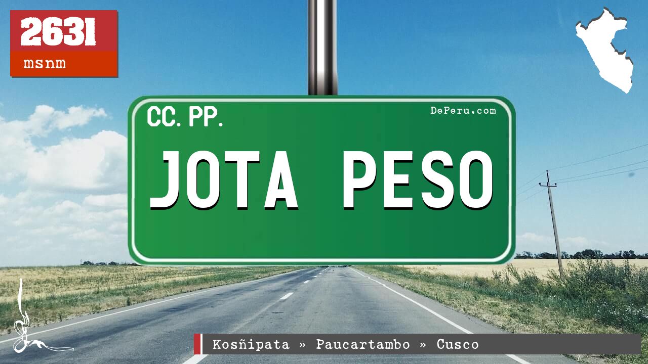 JOTA PESO