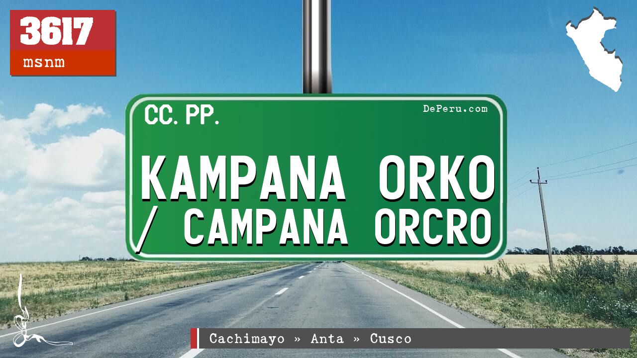 Kampana Orko / Campana Orcro
