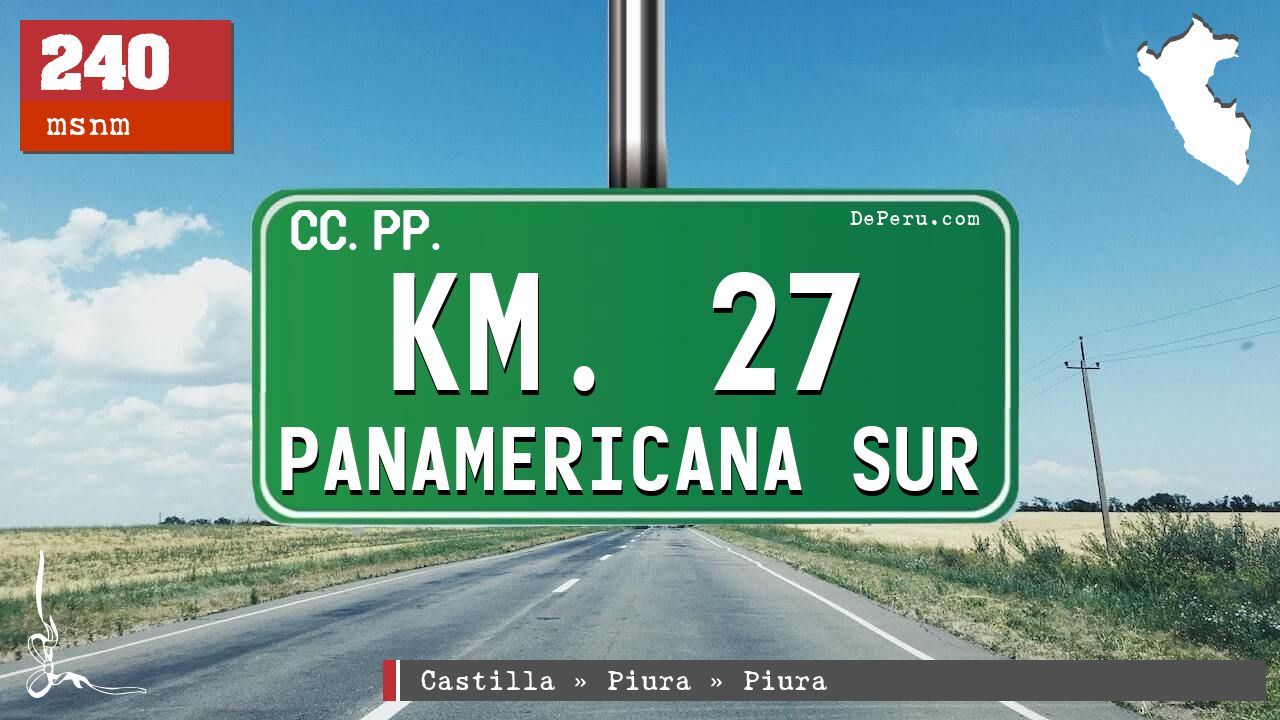 Km. 27 Panamericana Sur