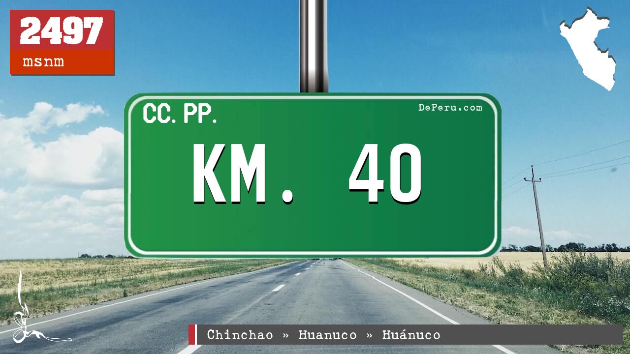 Km. 40