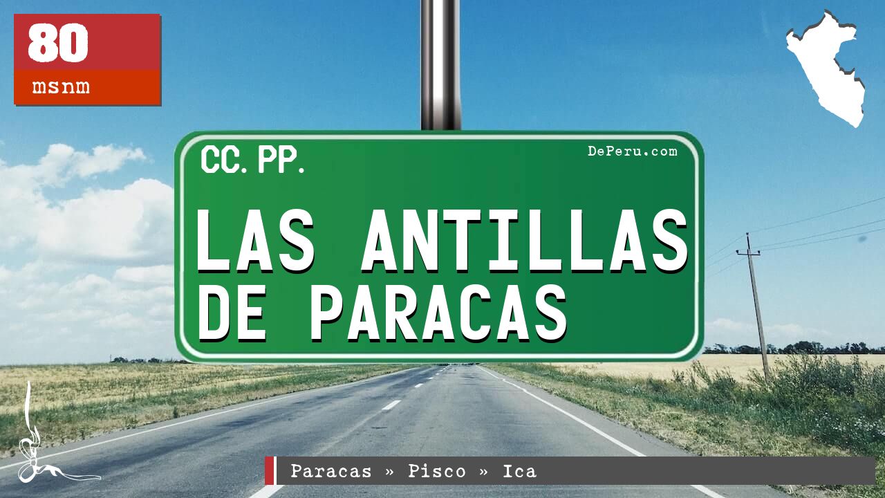 Las Antillas de Paracas