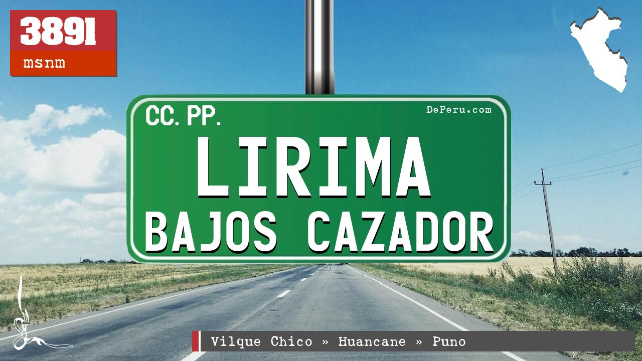 Lirima Bajos Cazador