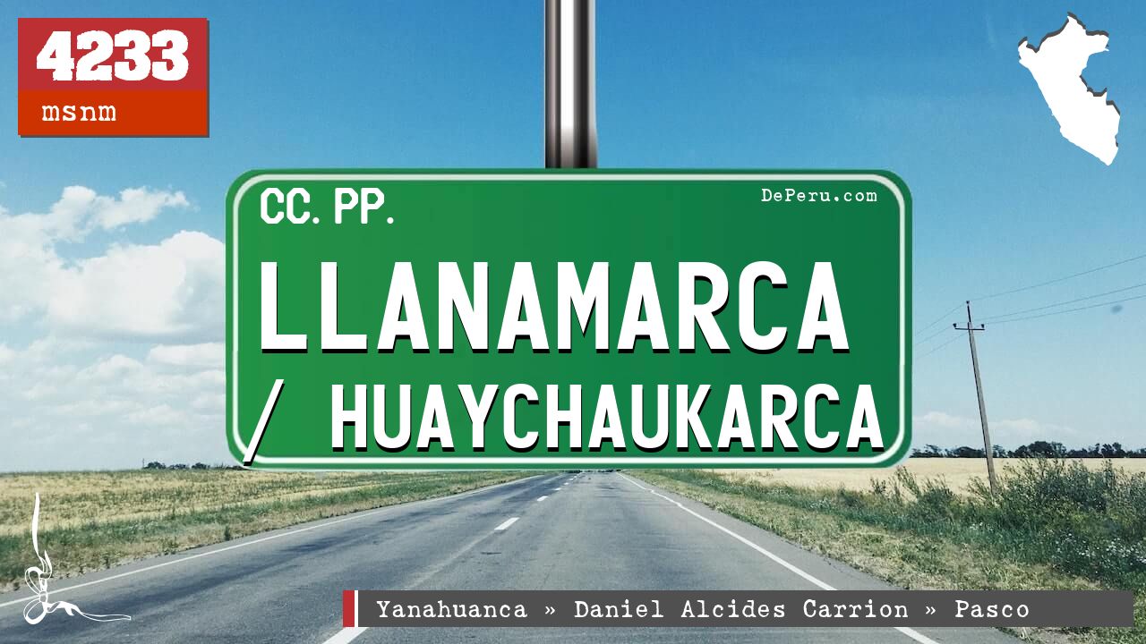 Llanamarca / Huaychaukarca