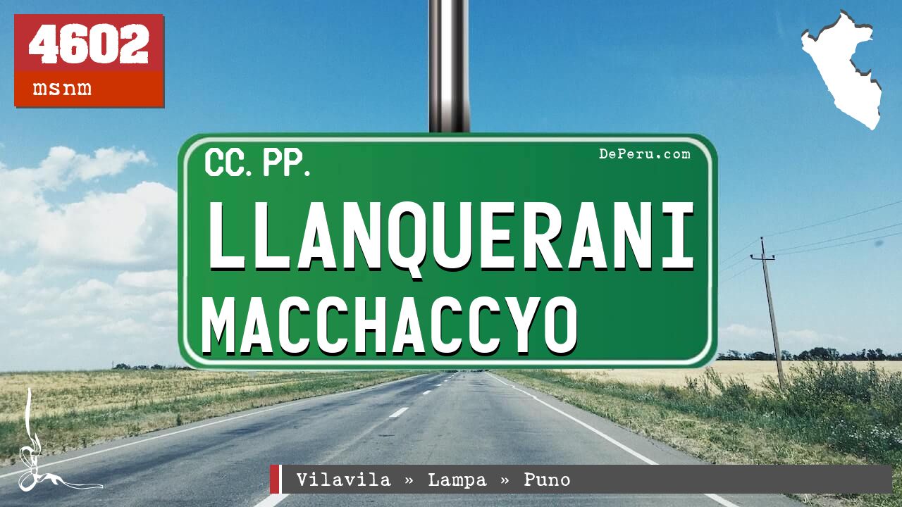 Llanquerani Macchaccyo